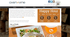 Desktop Screenshot of ovenandvine.com